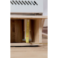 Холодильний стіл GoodFood GF-GN3100TN-HC, 417 л, нерж. сталь, 3 двері, динамічне охолодження, -2~+8°C, професійний для кухні