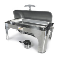 Чафиндиш GoodFood CD200 Premium — профессиональный мармит из нержавеющей стали для подогрева блюд, кейтеринга и ресторанов, GN 1/1, 11,9 кг