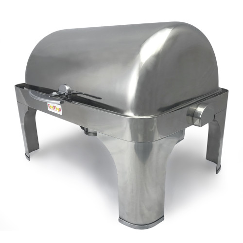 Чафиндиш GoodFood CD200 Premium — профессиональный мармит из нержавеющей стали для подогрева блюд, кейтеринга и ресторанов, GN 1/1, 11,9 кг
