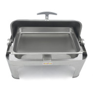 Чафиндиш GoodFood CD200 Premium — профессиональный мармит из нержавеющей стали для подогрева блюд, кейтеринга и ресторанов, GN 1/1, 11,9 кг