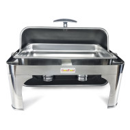 Чафиндиш GoodFood CD200 Premium — профессиональный мармит из нержавеющей стали для подогрева блюд, кейтеринга и ресторанов, GN 1/1, 11,9 кг