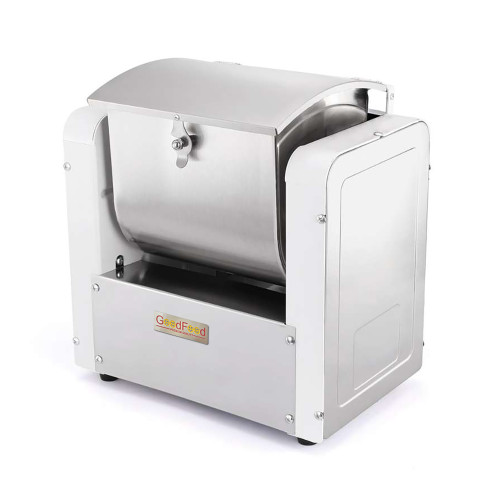 Тістоміс горизонтальний GoodFood SM5 PRIME — 5 кг, нержавіюча сталь, для крутого тіста, столовий, промисловий, 220В, 0,55 кВт