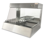 Апарат для підігріву чіпсів GoodFood CW80S — професійне обладнання для зберігання та подачі картоплі фрі й снеків, теплова вітрина 800 мм