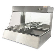Апарат для підігріву чіпсів GoodFood CW80S — професійне обладнання для зберігання та подачі картоплі фрі й снеків, теплова вітрина 800 мм