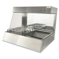 Апарат для підігріву чіпсів GoodFood CW80S — професійне обладнання для зберігання та подачі картоплі фрі й снеків, теплова вітрина 800 мм