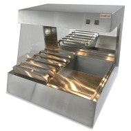 Апарат для підігріву чіпсів GoodFood CW80S — професійне обладнання для зберігання та подачі картоплі фрі й снеків, теплова вітрина 800 мм