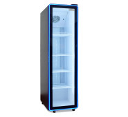 Шафа холодильна для напоїв GoodFood BC310NBW2LEDBLUE чорна-біла