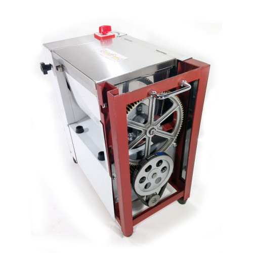 Горизонтальний тістоміс GoodFood SM5, 5 кг, нерж. сталь, реверс, 220В — для піци, хліба, пекарні, кафе та ресторанів