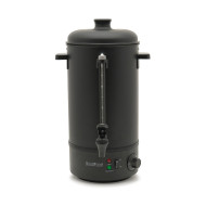 Електричний кип’ятильник GoodFood WB08 BLACK, 8 л, корпус із нержавіючої сталі, автоматичний термостат, чорний колір, 1,8 кВт