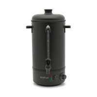Електричний кип’ятильник GoodFood WB08 BLACK, 8 л, корпус із нержавіючої сталі, автоматичний термостат, чорний колір, 1,8 кВт