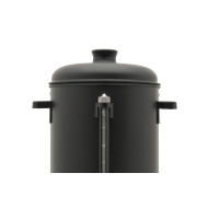 Електричний кип’ятильник GoodFood WB08 BLACK, 8 л, корпус із нержавіючої сталі, автоматичний термостат, чорний колір, 1,8 кВт