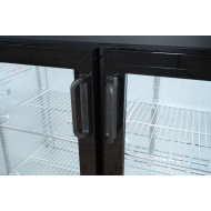 Барна холодильна шафа GoodFood GF-SGD250SL-H6C — 210 л, скляні розсувні двері, LED-підсвітка, статичне охолодження, для напоїв і барів