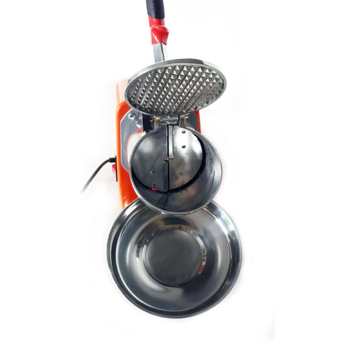 Електричний льододробар GoodFood SLASH ICE100 — професійне обладнання для барів і кафе, 50–65 кг/год, корпус із пластику, оранжевий