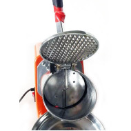 Електричний льододробар GoodFood SLASH ICE100 — професійне обладнання для барів і кафе, 50–65 кг/год, корпус із пластику, оранжевий