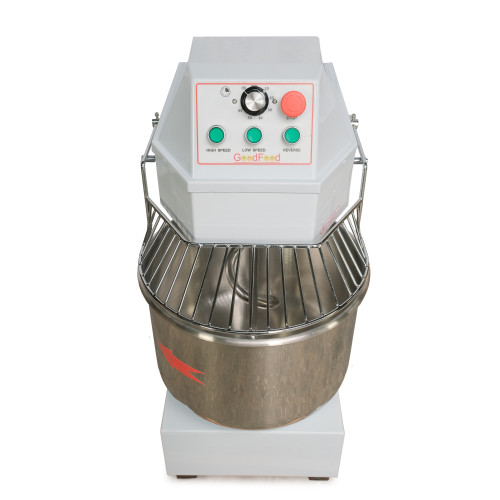 Тістоміс GoodFood SM40T2VFI — професійний спіральний тістоміс 37 л, 2 швидкості, ланцюговий привід, для піци, хліба та булочок