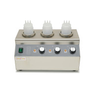 Аппарат для подогрева соусов GoodFood SW3 — профессиональное оборудование из нержавеющей стали с тремя емкостями для соусов, топпингов и горячего шоколада