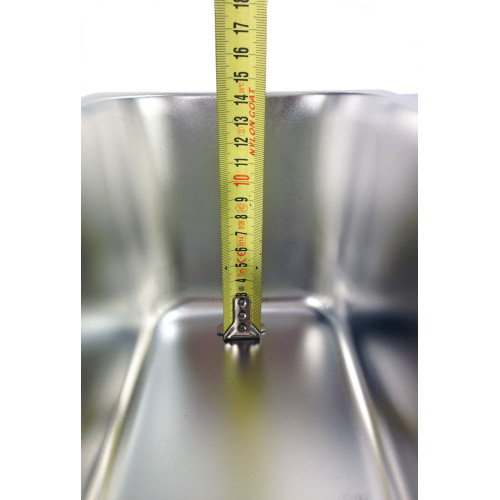 Мармит електричний GoodFood BM3 – настільний апарат для підігріву страв на 3 гастроємності GN 1/3, парове нагрівання, нержавіюча сталь, 1,5 кВт