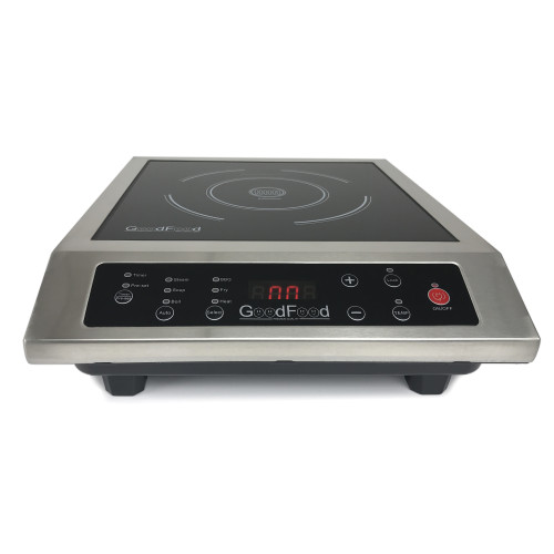 Профессиональная настольная индукционная плита GoodFood IC35 Simply Style, 1-конфорочная, 3,5 кВт, для кафе, ресторанов и столовых