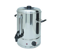 Електричний кип’ятильник GoodFood WB30A — промисловий водонагрівач 30 л з нержавної сталі з термостатом для кафе, їдалень та ресторанів