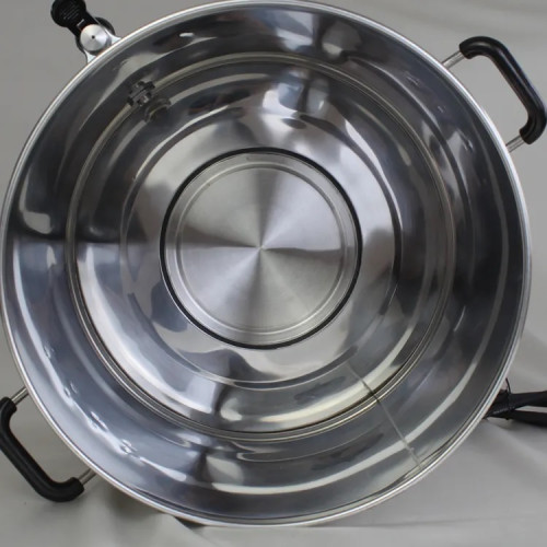 Електричний кип’ятильник GoodFood WB30A — промисловий водонагрівач 30 л з нержавної сталі з термостатом для кафе, їдалень та ресторанів