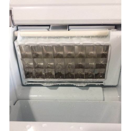 Льодогенератор GoodFood IM18C — компактний професійний апарат для кубикового льоду, 18 кг/доба, наливний та з підключенням до води