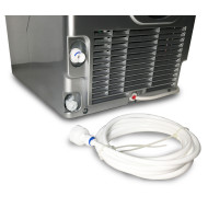 Льодогенератор GoodFood IM18C — компактний професійний апарат для кубикового льоду, 18 кг/доба, наливний та з підключенням до води