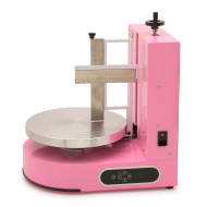 Апарат для декорування тортів GoodFood CDM10, рожевий — професійне обладнання для кондитерських та ресторанів, 200 Вт, d столу 350 мм