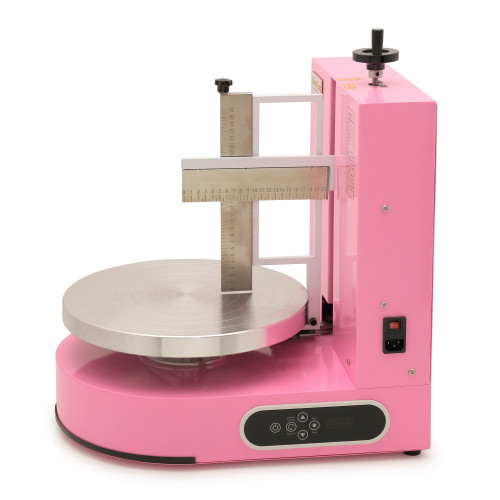 Апарат для декорування тортів GoodFood CDM10, рожевий — професійне обладнання для кондитерських та ресторанів, 200 Вт, d столу 350 мм