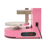 Апарат для декорування тортів GoodFood CDM10, рожевий — професійне обладнання для кондитерських та ресторанів, 200 Вт, d столу 350 мм