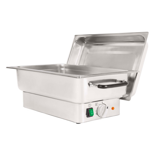 Чаффіндіш електричний GoodFood CD100E 1/1х100 мм, 1,6 кВт, нерж. сталь — професійний марміт для підігріву страв, кафе та ресторанів