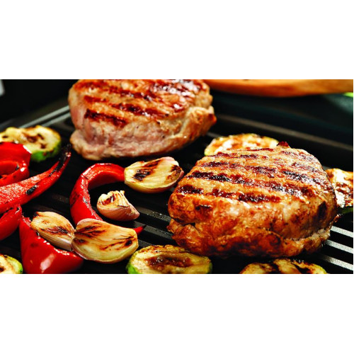 Жарочна поверхня GoodFood EG55, гладка, електрична, 3 кВт, нерж. сталь, 550х350 мм — професійне рішення для кухні громадського харчування