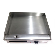 Жарочна поверхня GoodFood EG55, гладка, електрична, 3 кВт, нерж. сталь, 550х350 мм — професійне рішення для кухні громадського харчування