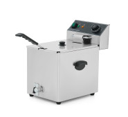 Фритюрница электрическая GoodFood EF8T BLACK с краном