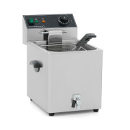 Фритюрница электрическая GoodFood EF8T BLACK с краном
