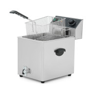 Фритюрница электрическая GoodFood EF8T BLACK с краном