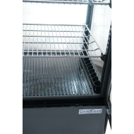 Холодильна вітрина GoodFood RT118L, 118 л, чорна, LED-підсвітка, авторазморожування, динамічне охолодження, для напоїв та кондитерських виробів