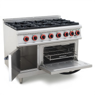 Плита газова з електричною духовкою GoodFood GP6AFLNG