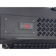 Холодильная витрина GoodFood RTW100L3 Premium, 100 л, черная, с LED-подсветкой и автооттаиванием для кондитерских изделий