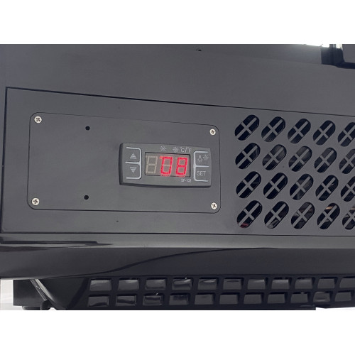 Холодильная витрина GoodFood RTW100L3 Premium, 100 л, черная, с LED-подсветкой и автооттаиванием для кондитерских изделий