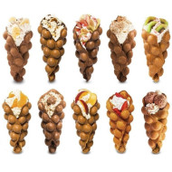 Вафельниця для гонконгських вафель Bubble GoodFood WB1HK — професійне обладнання для кафе та ресторанів, об’ємні вафлі з начинкою всередині