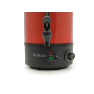 Електричний кип’ятильник GoodFood WB08 RED, 8 літрів, 1,8 кВт — професійний кип’ятильник для кафе, ресторанів та харчової промисловості