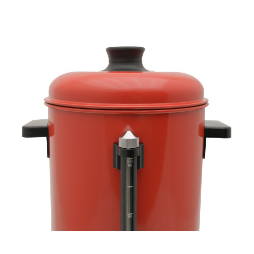 Електричний кип’ятильник GoodFood WB08 RED, 8 літрів, 1,8 кВт — професійний кип’ятильник для кафе, ресторанів та харчової промисловості