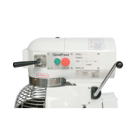 Міксер планетарний GoodFood PM30 — професійний тістоміс 30 л для кондитерських і пекарень, 3 швидкості, 1,5 кВт, комплект насадок