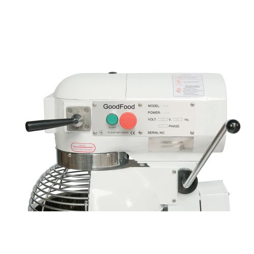Міксер планетарний GoodFood PM30 — професійний тістоміс 30 л для кондитерських і пекарень, 3 швидкості, 1,5 кВт, комплект насадок