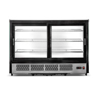 Холодильна вітрина GoodFood RTW235L5, 288 л, настільна, скляна, з LED-підсвіткою та цифровим керуванням, нержавіюча сталь