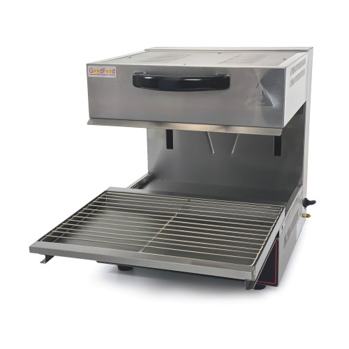 Електричний гриль-саламандра GoodFood GS450L, 2,8 кВт, 50–300°C, нерж. сталь, одна зона нагріву, для кафе та ресторанів