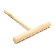 Шпатель дерев'яний GoodFood для млинців CM10R — аксесуар для випічки, тіста та кухні, ширина 175 мм, довжина ручки 220 мм
