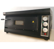 Електрична піч для піци GoodFood PO11 на 4 піци 30 см, 4,2 кВт, шамот, до 400°C, внутрішнє підсвічування, професійна