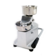 Ручний прес GoodFood HF100 для гамбургерів і котлет, алюмінієвий корпус, нержавіюча сталь, діаметр 100 мм, комплект з папером