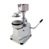 Ручний прес GoodFood HF100 для гамбургерів і котлет, алюмінієвий корпус, нержавіюча сталь, діаметр 100 мм, комплект з папером